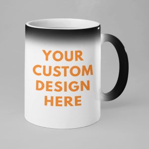 Personalised magic mug with custom design and photo