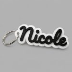 3D Custom Name Keychain