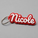 3D Custom Name Keychain