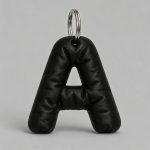 3D Puffy Letter Keychain