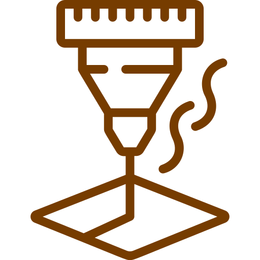 Icon of laser engraving