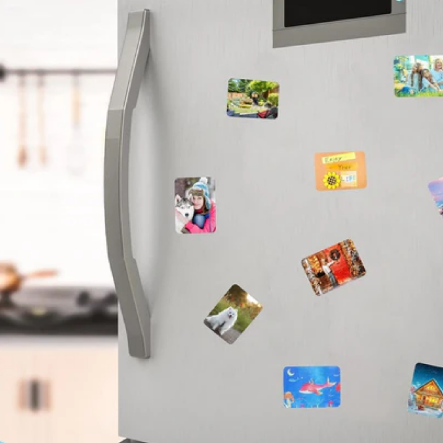 Custom rubber fridge magnet